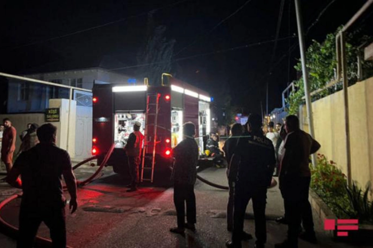Bakıda yataqxanada yanğın baş verib