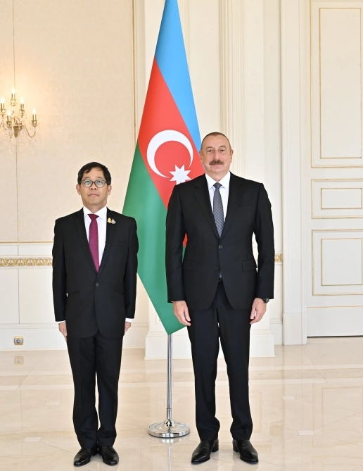 Prezident yeni səfirlərin etimadnamələrini qəbul etdi — FOTOLAR