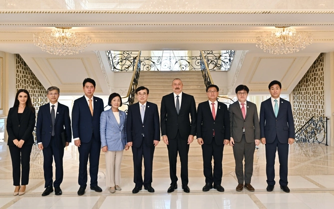 Prezident Koreya liderinin xüsusi nümayəndəsini qəbul etdi — YENİLƏNİB