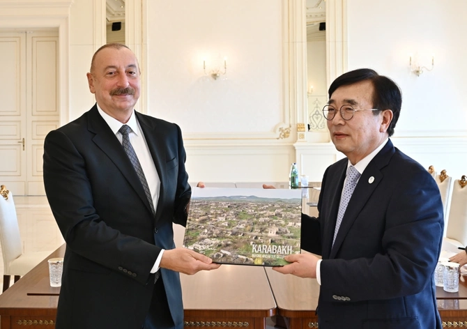 Prezident Koreya liderinin xüsusi nümayəndəsini qəbul etdi — YENİLƏNİB