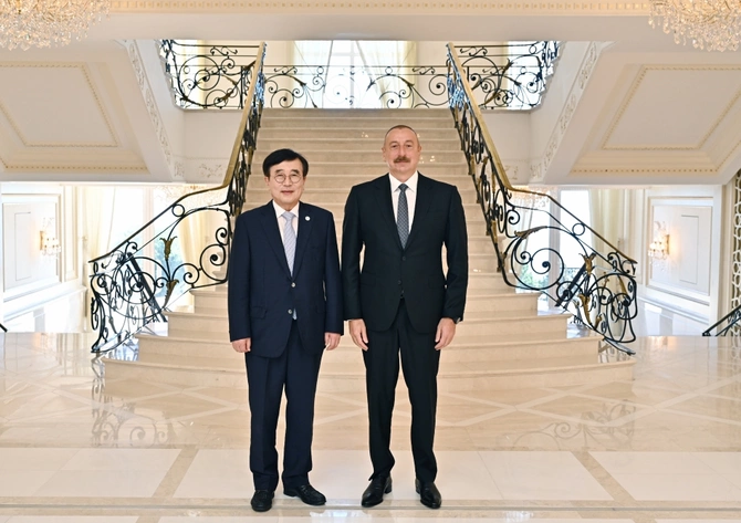 Prezident Koreya liderinin xüsusi nümayəndəsini qəbul etdi — YENİLƏNİB