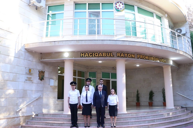 Baş prokuror Şirvan və Hacıqabul sakinlərini qəbul etdi — FOTOLAR