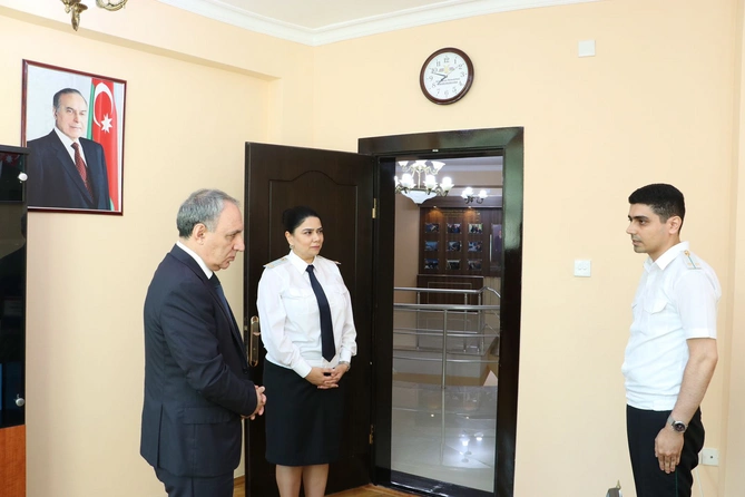 Baş prokuror Şirvan və Hacıqabul sakinlərini qəbul etdi — FOTOLAR