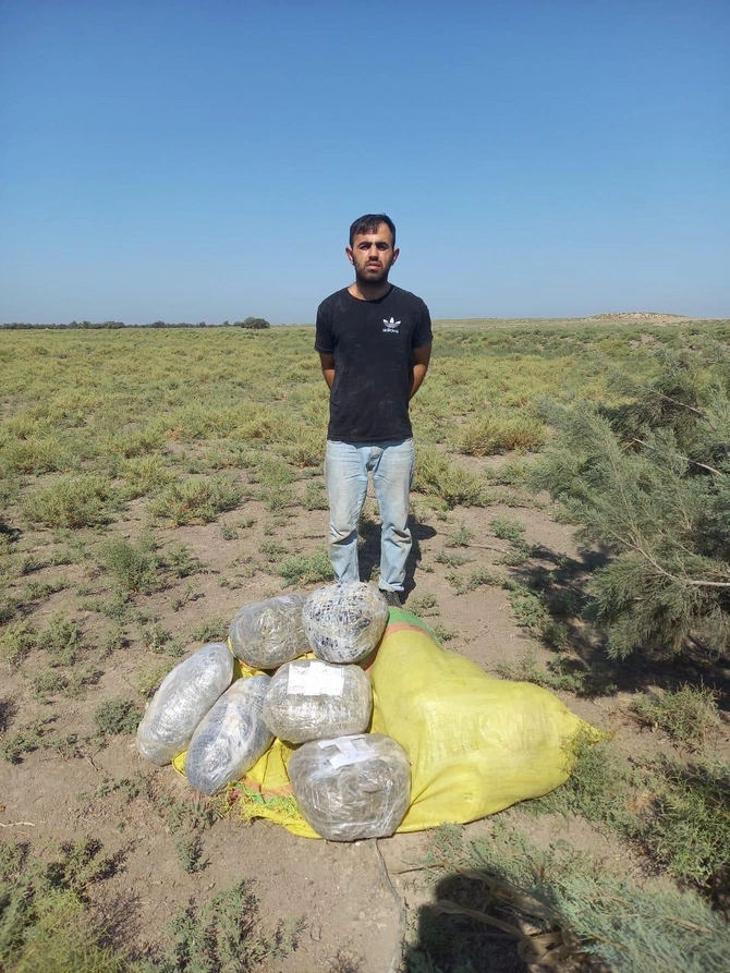 Sərhədi pozmağa çalışan şəxs saxlanıldı — FOTOLAR