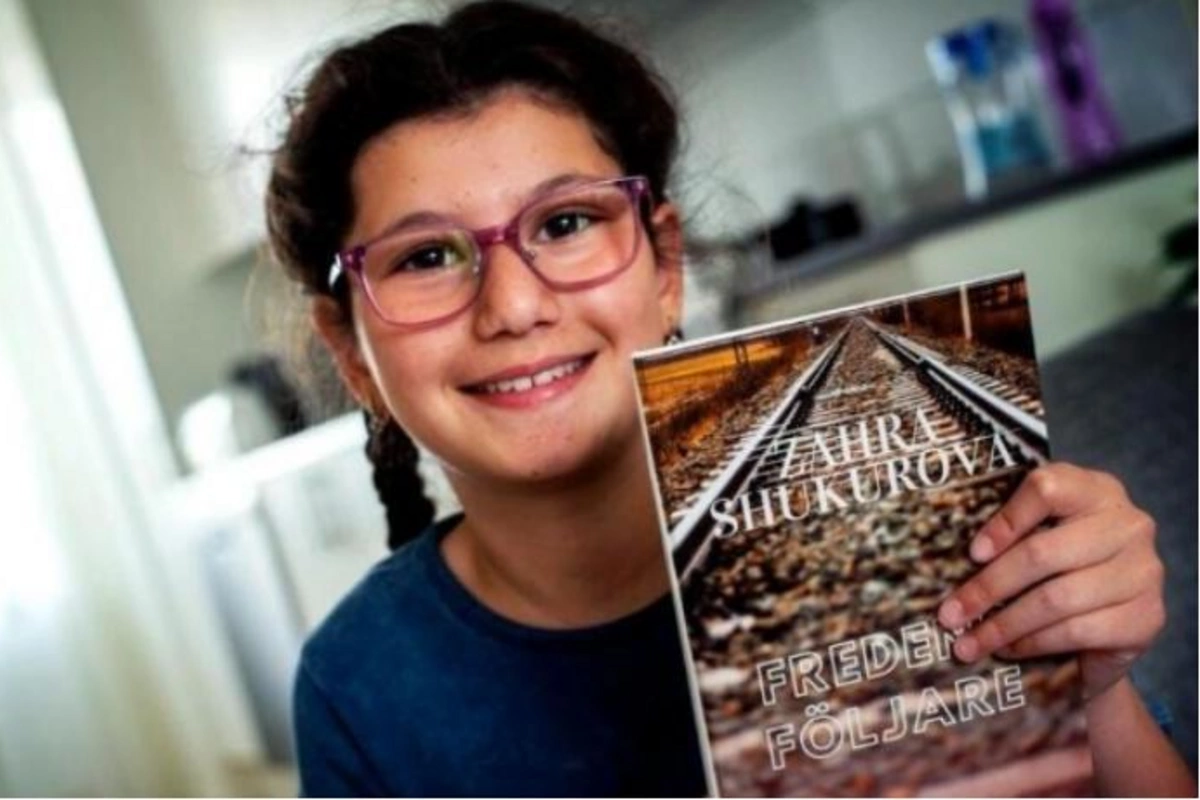 İsveçdə yaşayan 11 yaşlı həmyerlimiz kitab yazdı — FOTOLAR