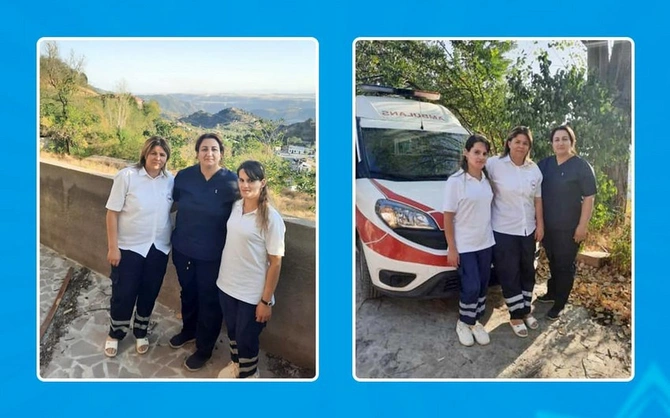 Laçında təcili tibbi yardım briqadaları fəaliyyətə başladı — FOTO