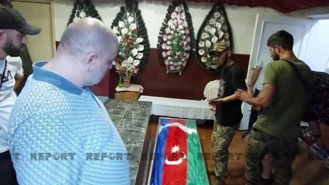 Ukraynada həlak olan azərbaycanlının nəşi Bakıya göndərildi — FOTOLAR