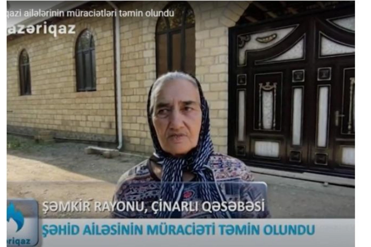 Şəhid və qazi ailələrinin müraciətləri təmin olundu
