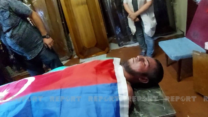 Ukraynada həlak olan azərbaycanlının nəşi Bakıya göndərildi — FOTOLAR