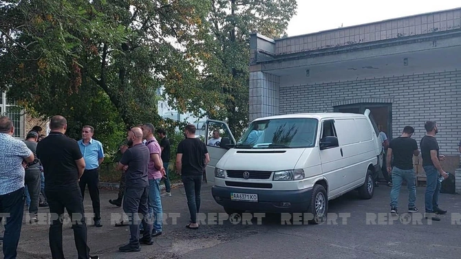 Ukraynada həlak olan azərbaycanlının nəşi Bakıya göndərildi — FOTOLAR