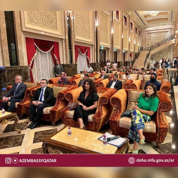 Qətərdə Leyla Əliyevanın kitabının təqdimatı keçirildi — FOTO/VİDEO Qətərdə Leyla Əliyevanın kitabının təqdimatı keçirildi — FOTO/VİDEO