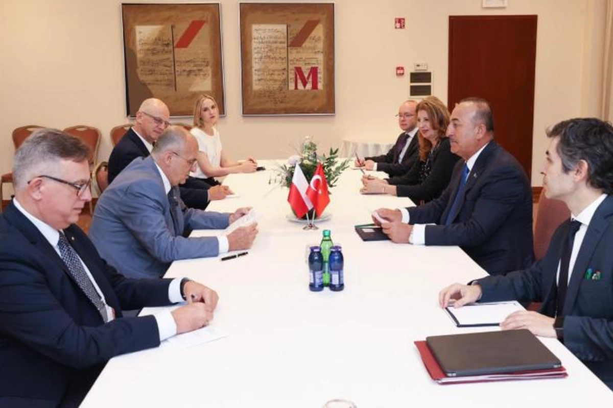 Çavuşoğlu Rau Zbiqnev ilə görüşüb