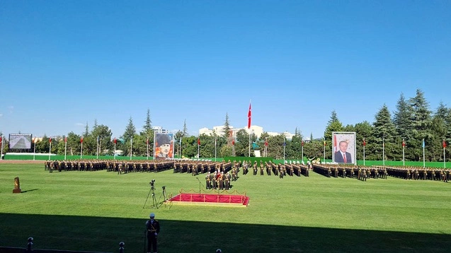 Zakir Həsənov Türkiyədə Ali Hərbi Məktəbin buraxılış mərasimində — FOTO