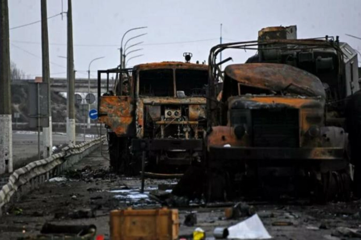Ukrayna ordusu Rusiyanın 5 tankını, 60 texnikasını sıradan çıxarıb
