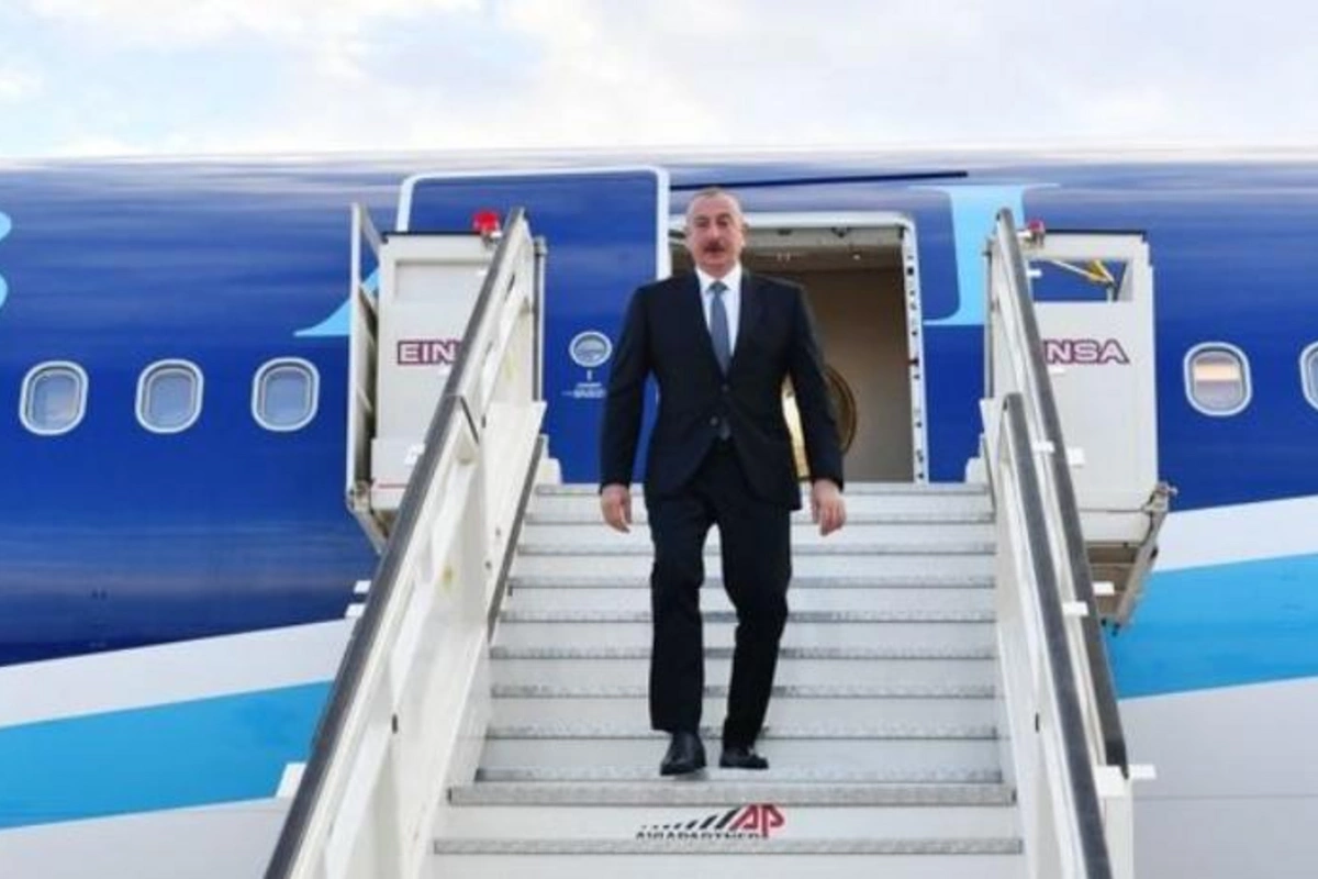 İlham Əliyev İtaliyaya işgüzar səfərə getdi — FOTO