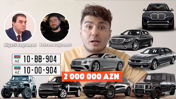 İcra başçısının oğlunun 2 milyonluq maşın kolleksiyası — FOTOLAR