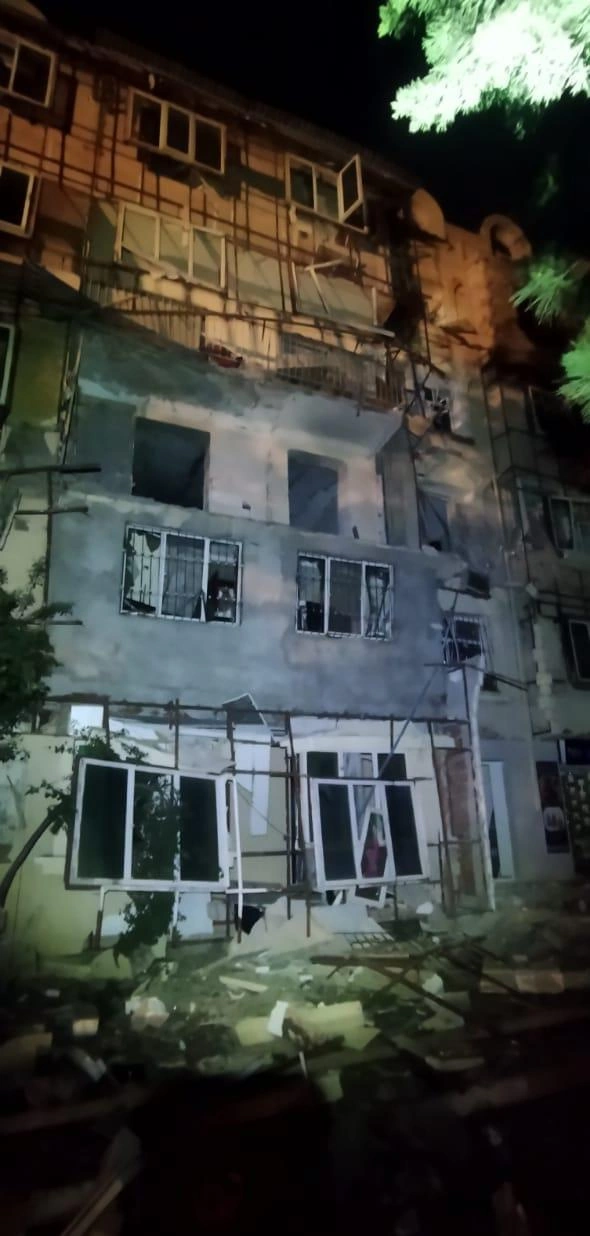 FHN Xırdalanda partlayışın mümkün səbəbi ilə bağlı məlumat yaydı — FOTOLAR
