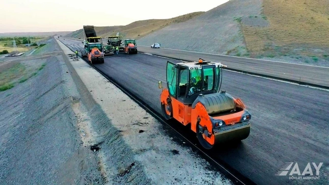 Zəngəzur dəhlizinin tikintisi 57 faiz icra olundu — FOTOLAR