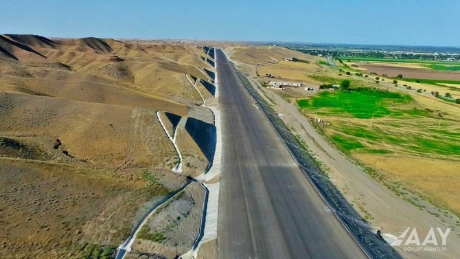 Zəngəzur dəhlizinin tikintisi 57 faiz icra olundu — FOTOLAR