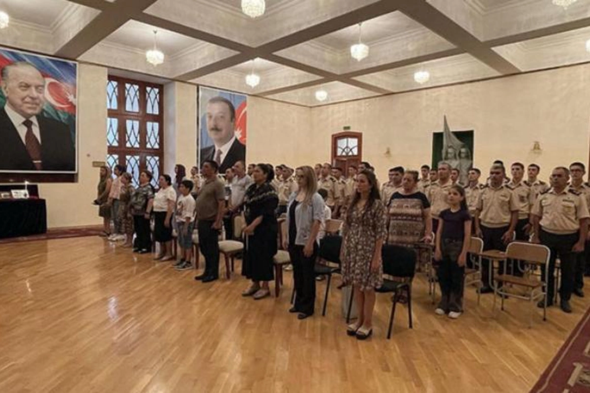 Şəhid zabit Məhəmməd Şəbiyevin anım mərasimi keçirilib — FOTOLAR