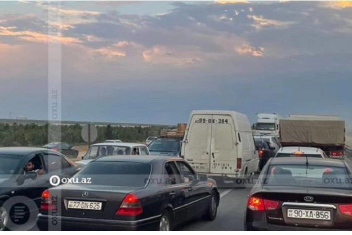 Bakı-Quba yolundakı tıxacla bağlı DYP-dən AÇIQLAMA