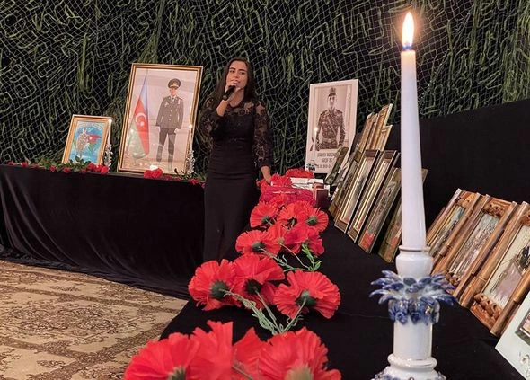 Şəhid zabit Məhəmməd Şəbiyevin anım mərasimi keçirilib — FOTOLAR