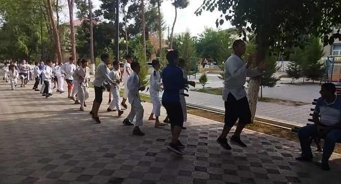 Salyanda “Cüdo hamı üçün” devizi altında kütləvi idman tədbiri təşkil edilib — FOTOLAR Salyanda “Cüdo hamı üçün” devizi altında kütləvi idman tədbiri təşkil edilib — FOTOLAR