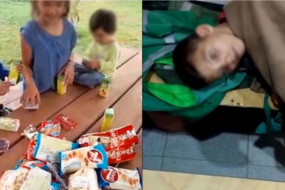 Küçədə gecələyən beş uşaq və anası sığınacağa yerləşdirildilər