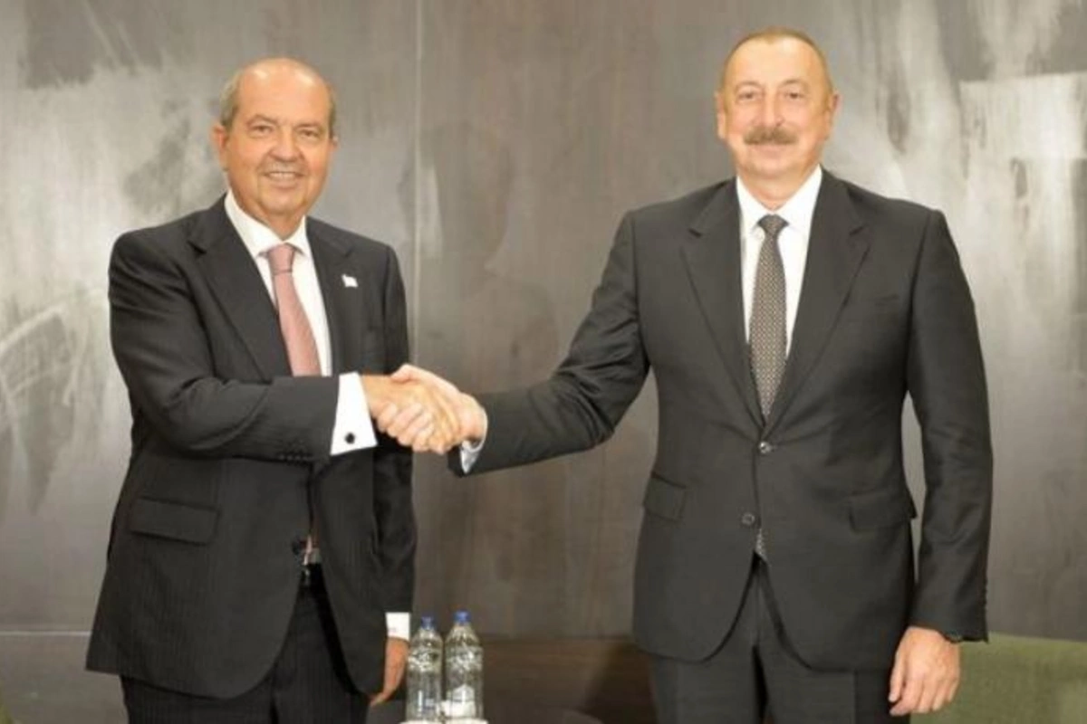 Şimali Kipr Prezidenti: “İlham Əliyevlə əlaqələrimizin inkişafını müzakirə etdik” — FOTO