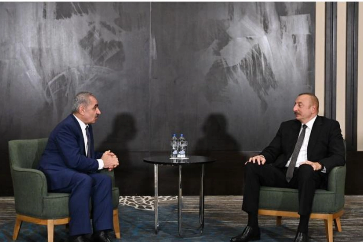 Prezident Konyada Fələstinin Baş naziri ilə görüşdü —YENİLƏNİB