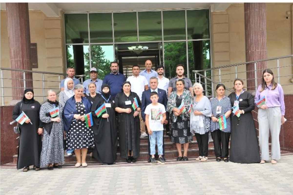 Abşeronlu şəhid ailələri və qazilər Naftalana müalicə və reabilitasiyaya göndərildi — FOTOLAR