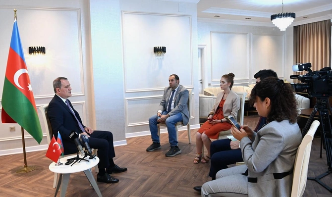 Ceyhun Bayramov Türkiyənin tanınmış KİV-nə müsahibə verdi — FOTOLAR