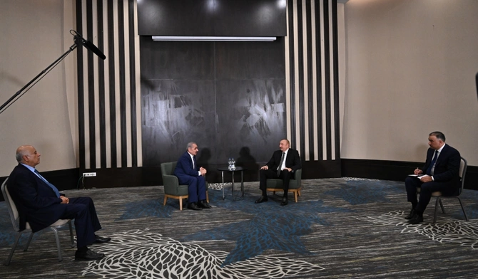 Prezident Konyada Fələstinin Baş naziri ilə görüşdü —YENİLƏNİB
