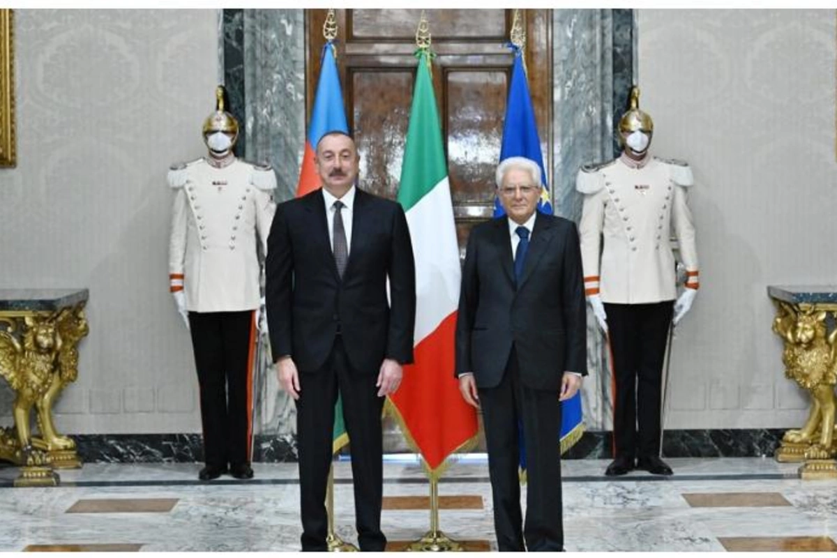 İlham Əliyev İtaliya Prezidenti Sercio Mattarella ilə görüşdü — YENİLƏNİB+FOTOLAR