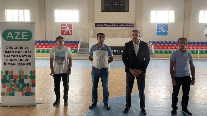 Salyanda cüdo üzrə açıq rayon birinciliyi keçirildi — FOTOLAR