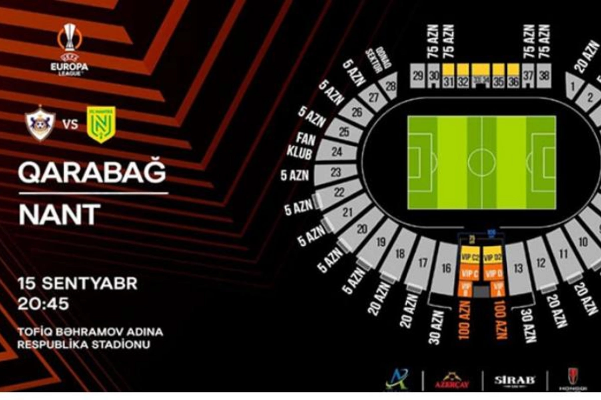 “Qarabağ” - “Nant” oyununun biletləri sabah satışa çıxarılacaq