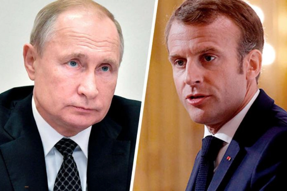 Makron və Putin Ukraynaya dair müzakirə apardı