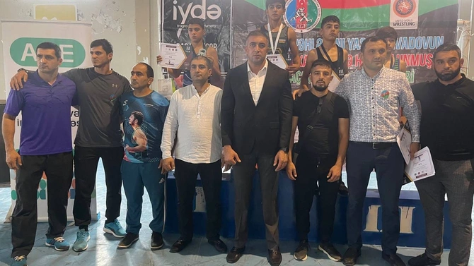 Yaşar Cavadovun xatirəsinə həsr olunmuş güləş üzrə açıq rayon birinciliyi keçirildi — FOTOLAR