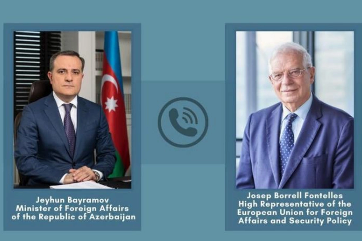 Ceyhun Bayramovla Avropa İttifaqının ali nümayəndəsi arasında telefon danışığı olub