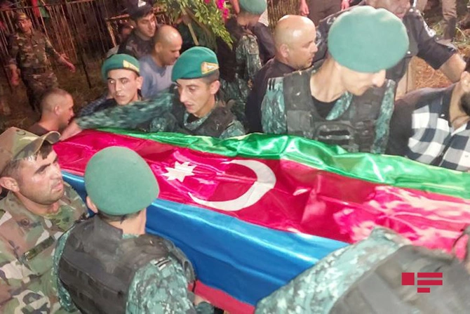 Şəhid Şəmistan Sadıqov dəfn olundu — FOTO
