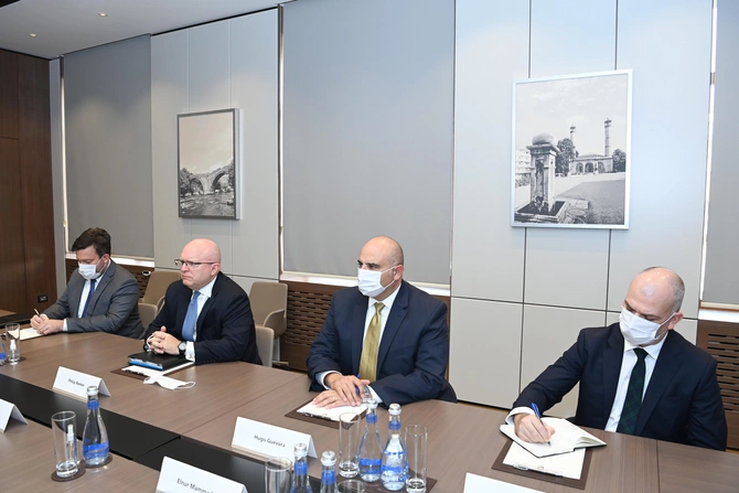 Ceyhun Bayramov ABŞ Dövlət Departamentinin müşaviri ilə görüşüb — FOTO Ceyhun Bayramov ABŞ Dövlət Departamentinin müşaviri ilə görüşüb — FOTO