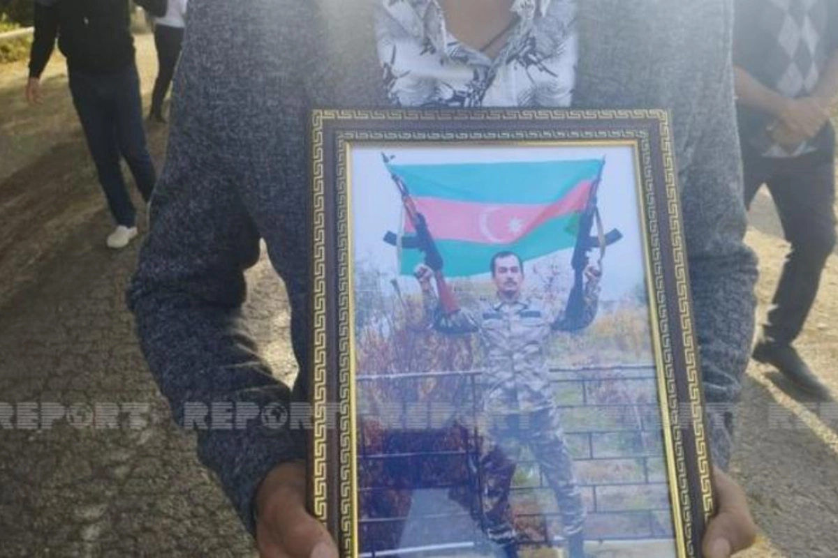 Şəhid hərbi qulluqçu Elmi Səmədovun dəfn mərasimi keçirilib — FOTOLAR