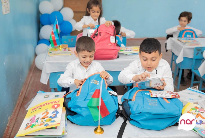 “Nar” Ağdam və Füzuli məktəblərinə səfər edib — FOTOLAR