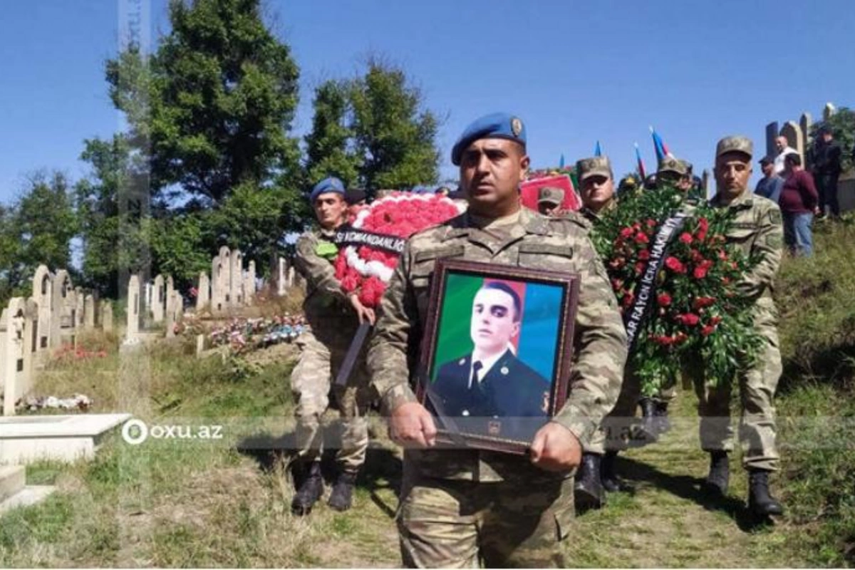 Qusarda şəhid Şair Heydərov dəfn edilib — FOTOLAR