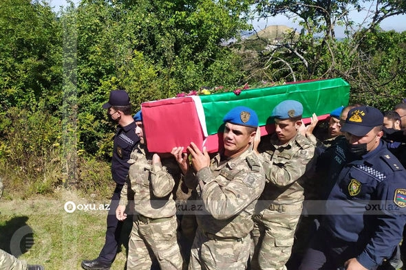 Qusarda şəhid Şair Heydərov dəfn edilib — FOTOLAR Qusarda şəhid Şair Heydərov dəfn edilib — FOTOLAR