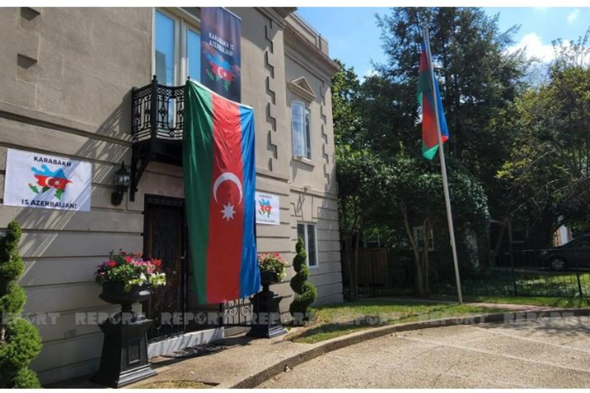 ABŞ-dakı erməni təşkilatlarının səfirliyimiz qarşısında aksiya planı baş tutmayıb — FOTOLAR