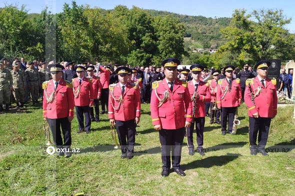 Qusarda şəhid Şair Heydərov dəfn edilib — FOTOLAR Qusarda şəhid Şair Heydərov dəfn edilib — FOTOLAR