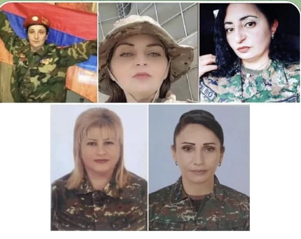Ermənistanın məhv edilən QADIN HƏRBÇİLƏRİ — SİYAHI (FOTO)