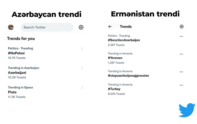 Azərbaycanlıların Pelosiyə qarşı başladığı kampaniya trend oldu — FOTO