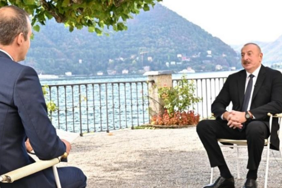 Azərbaycan Prezidenti İtaliyanın “İl Sole 24 Ore” qəzetinə müsahibə verdi — FOTO